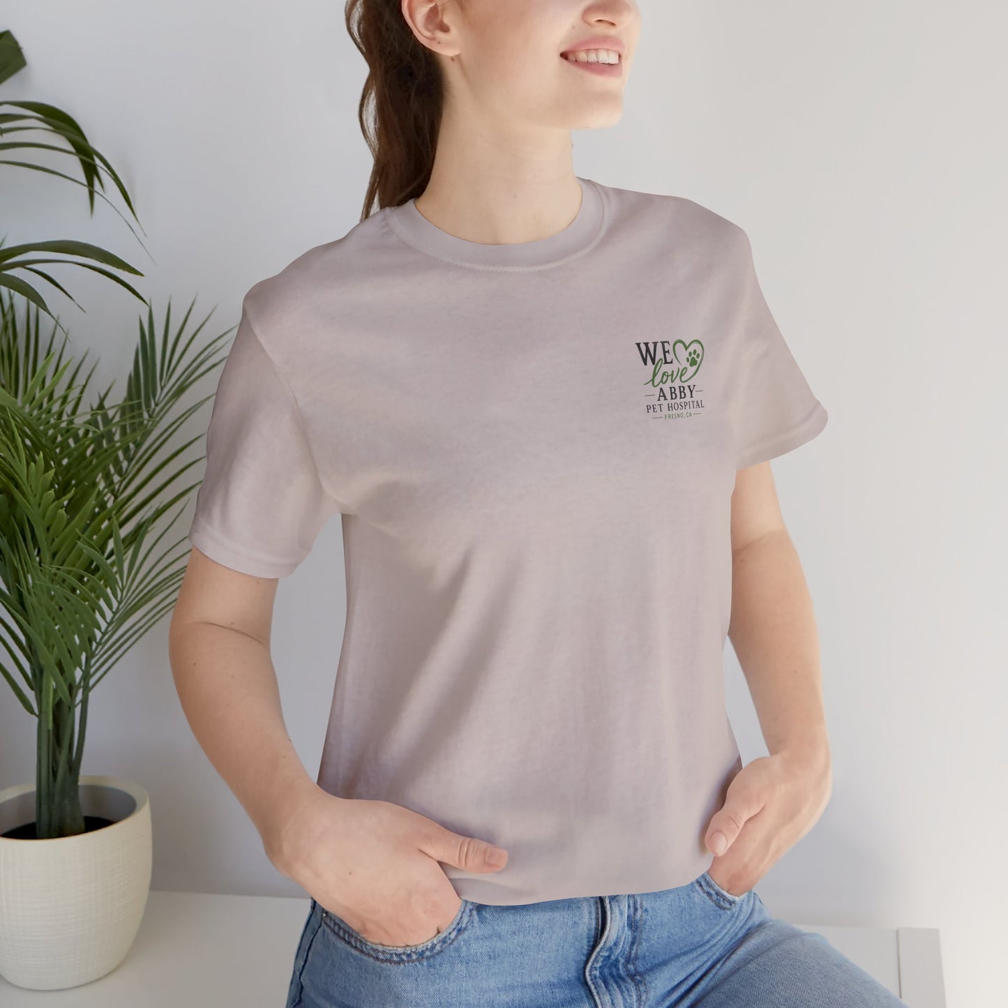 Love Is a Four-Legged Word — Abby Pet Hospital Veterinary Tee