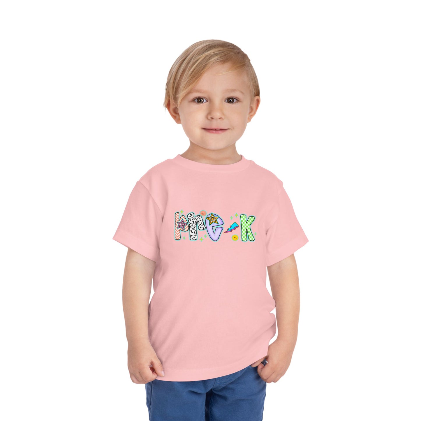 Pre-K back to school doodle script Toddler Graphic Tee