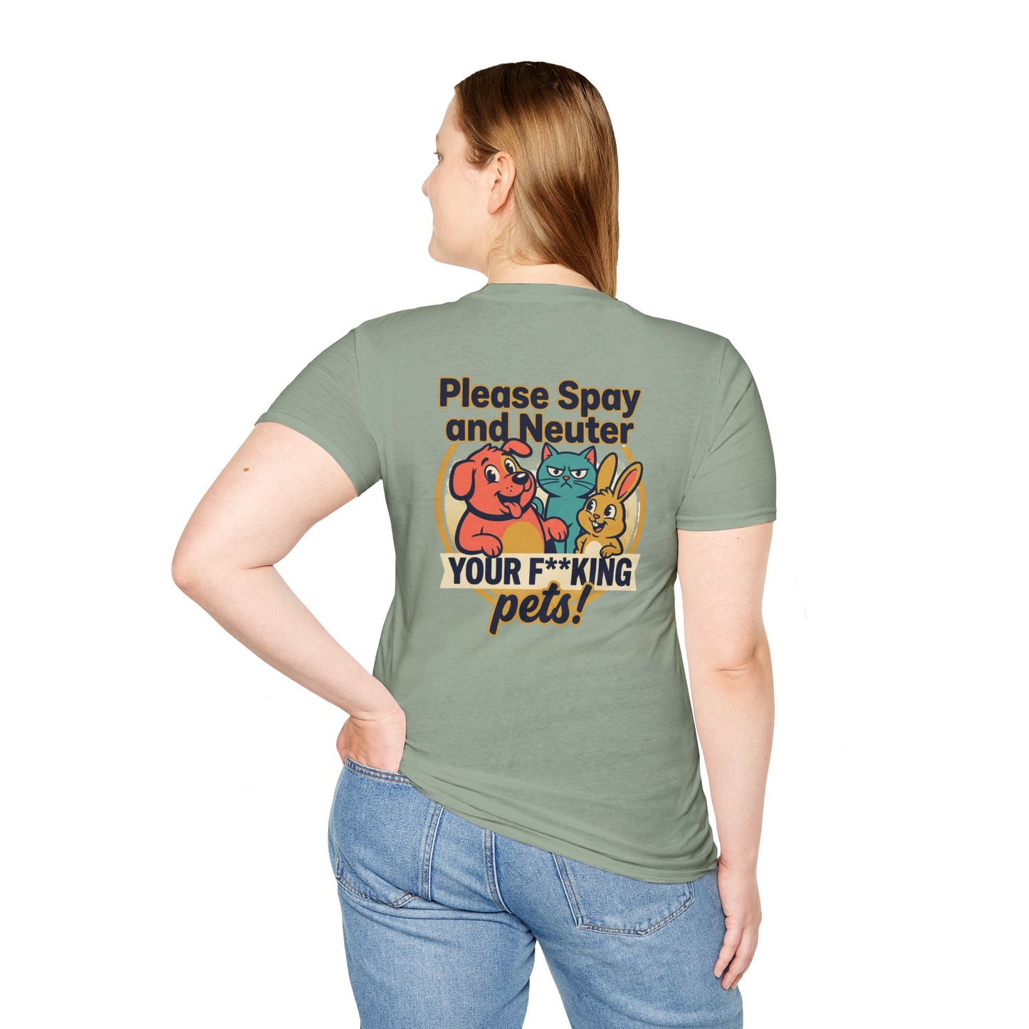 Don't Be Part of the Problem, Spay & Neuter Pets Graphic Tee