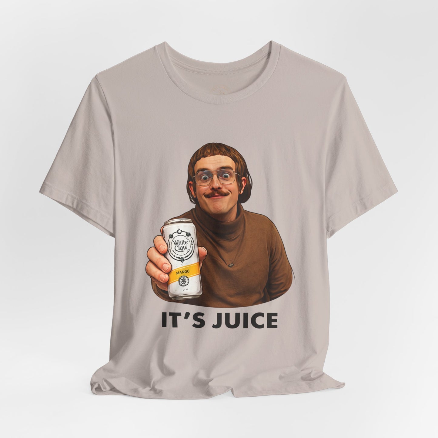 It's Juice Tee — Funny Retro Guy Holding Can Graphic T‑Shirt