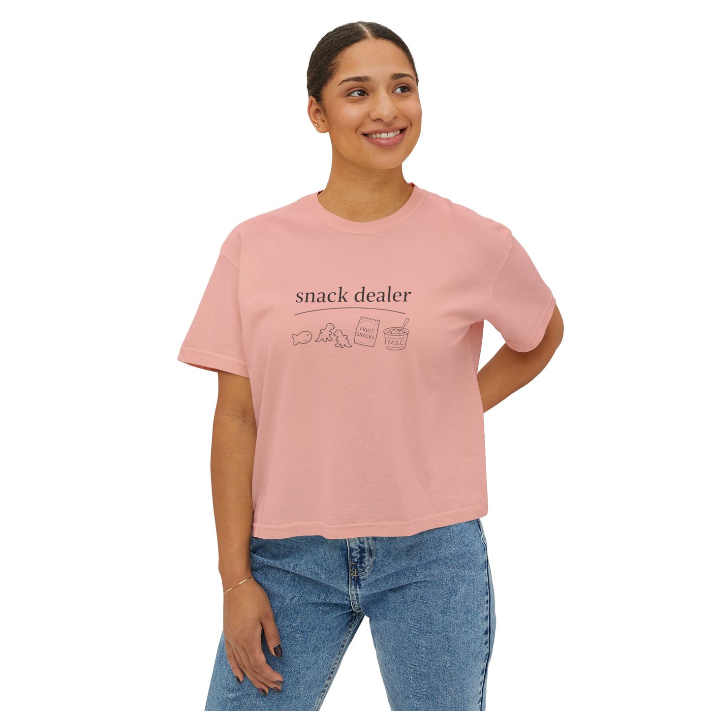 Snack Dealer Womens Boxy Tee
