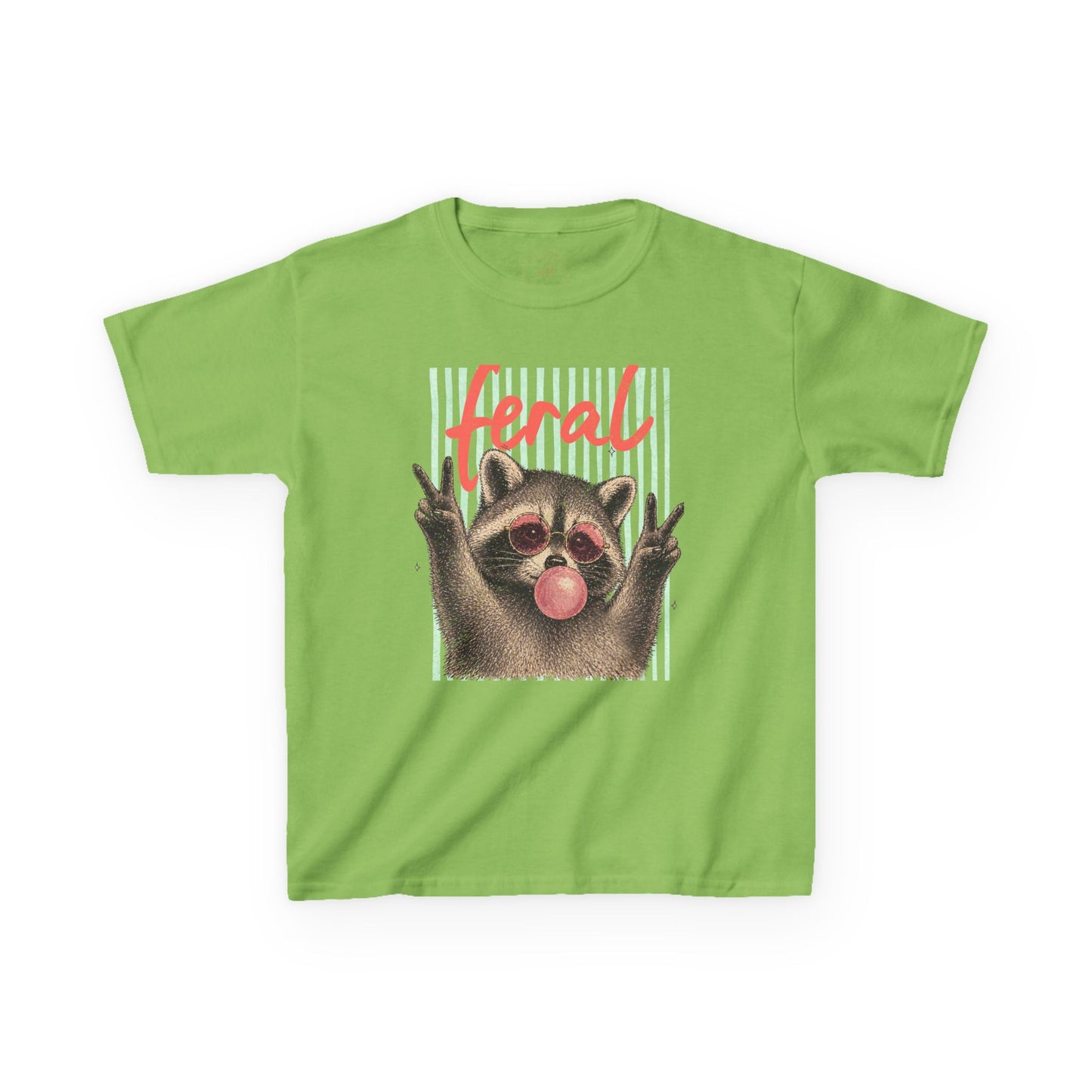 Kids 'Feral' Raccoon T-Shirt
