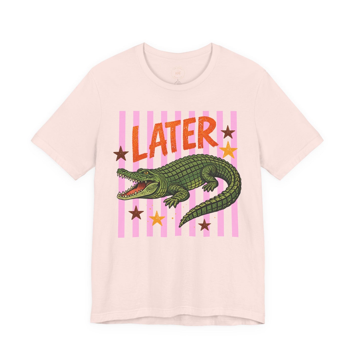Later Alligator Graphic T-Shirt – Retro Crocodile Graphic Tee