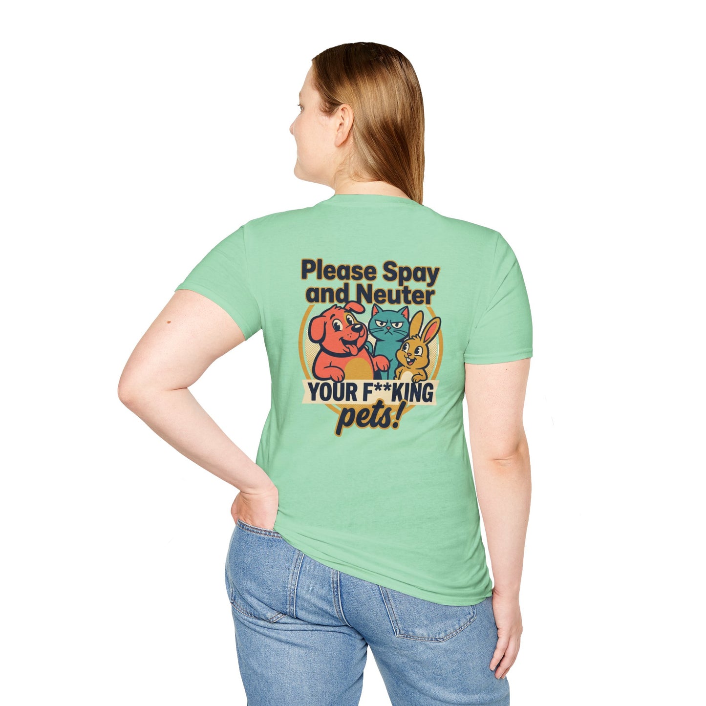 Don't Be Part of the Problem, Spay & Neuter Pets Graphic Tee