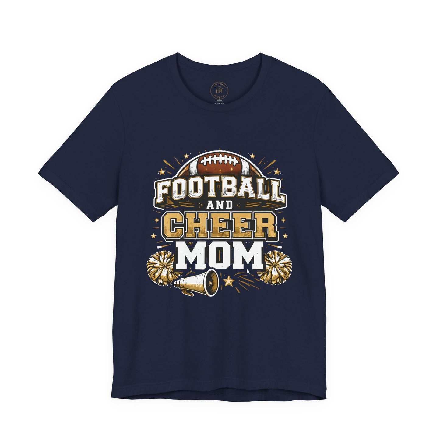 Football and Cheer Mom T-Shirt