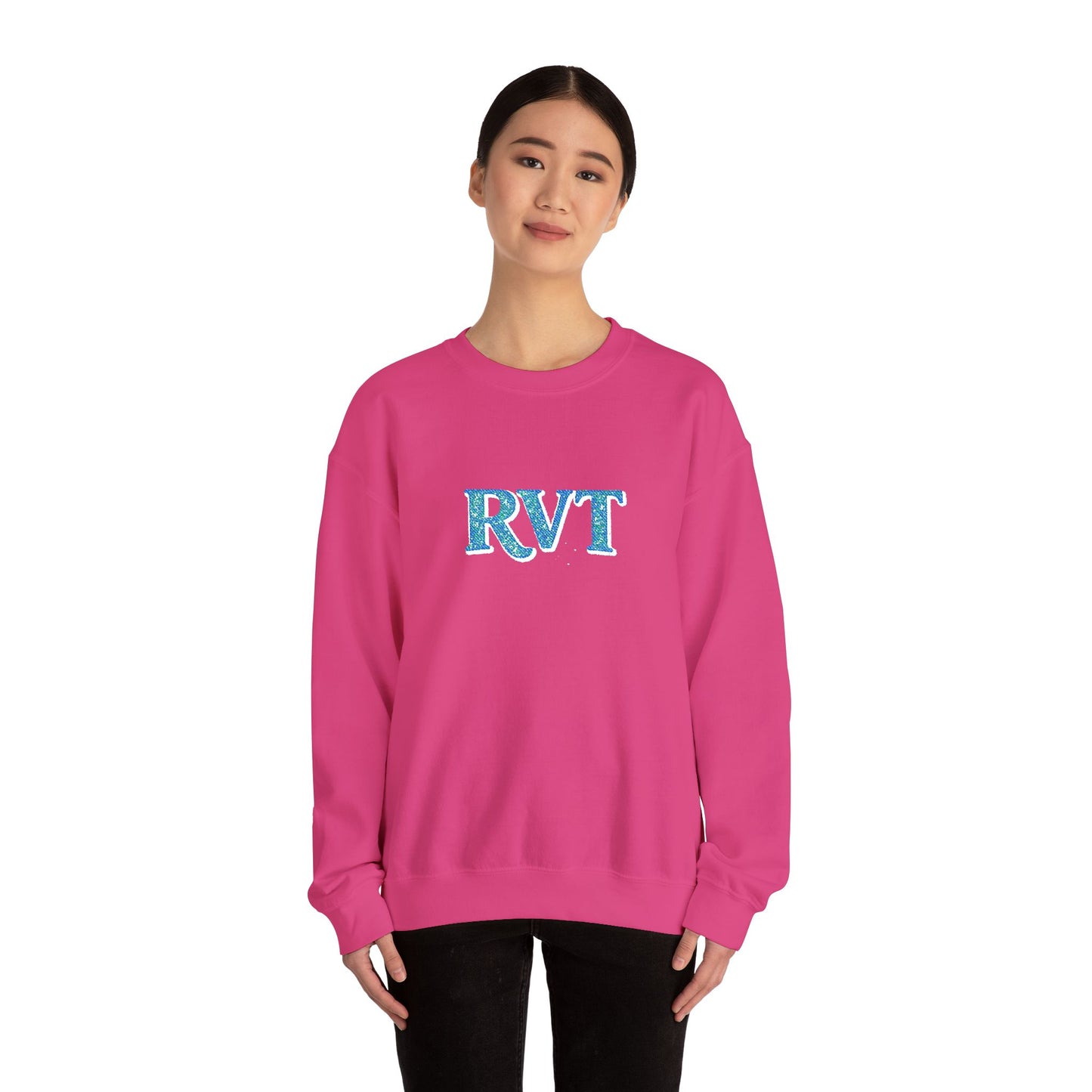 RVT Blue Monogram Graphic Sweatshirt