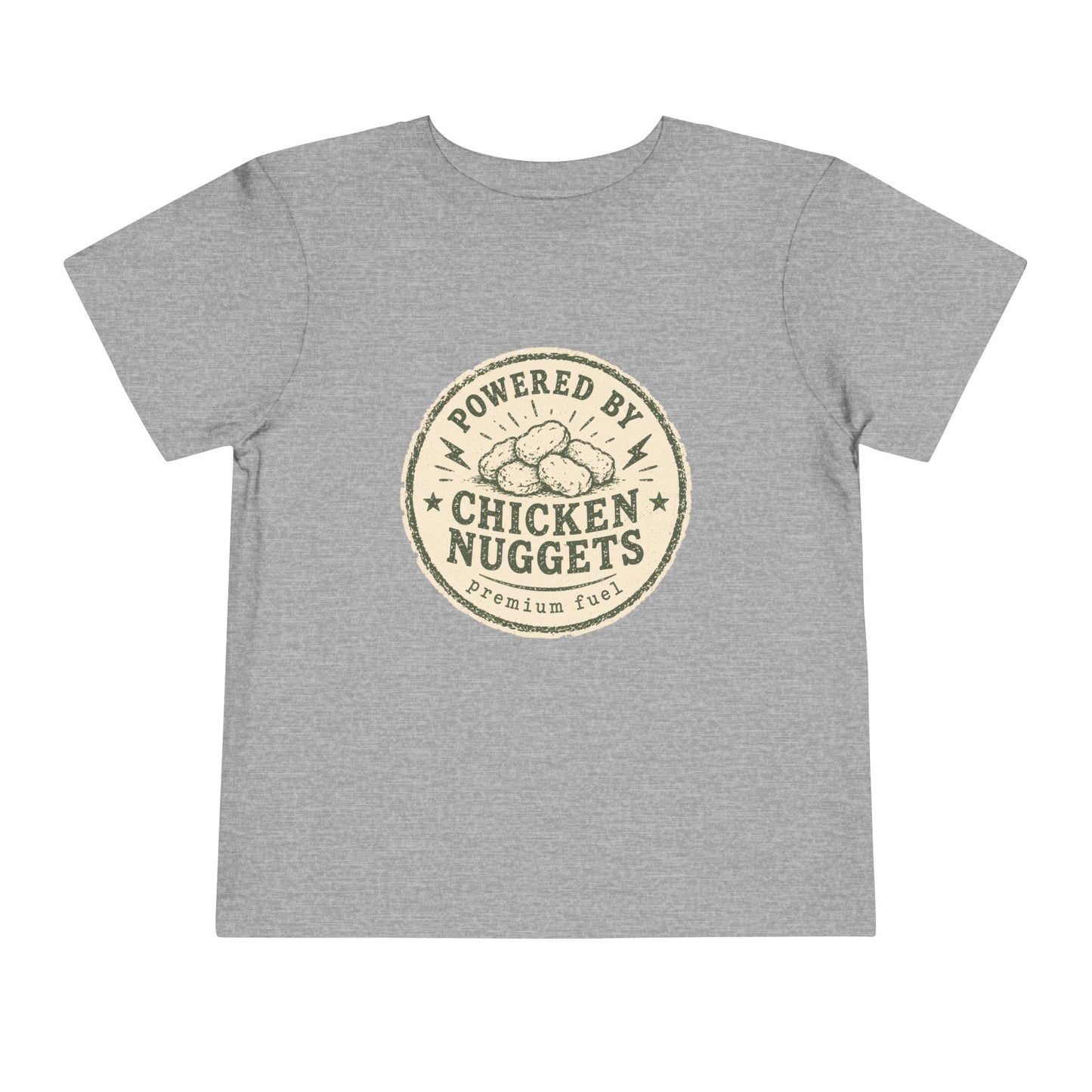 Toddler Tee — Powered by Chicken Nuggets