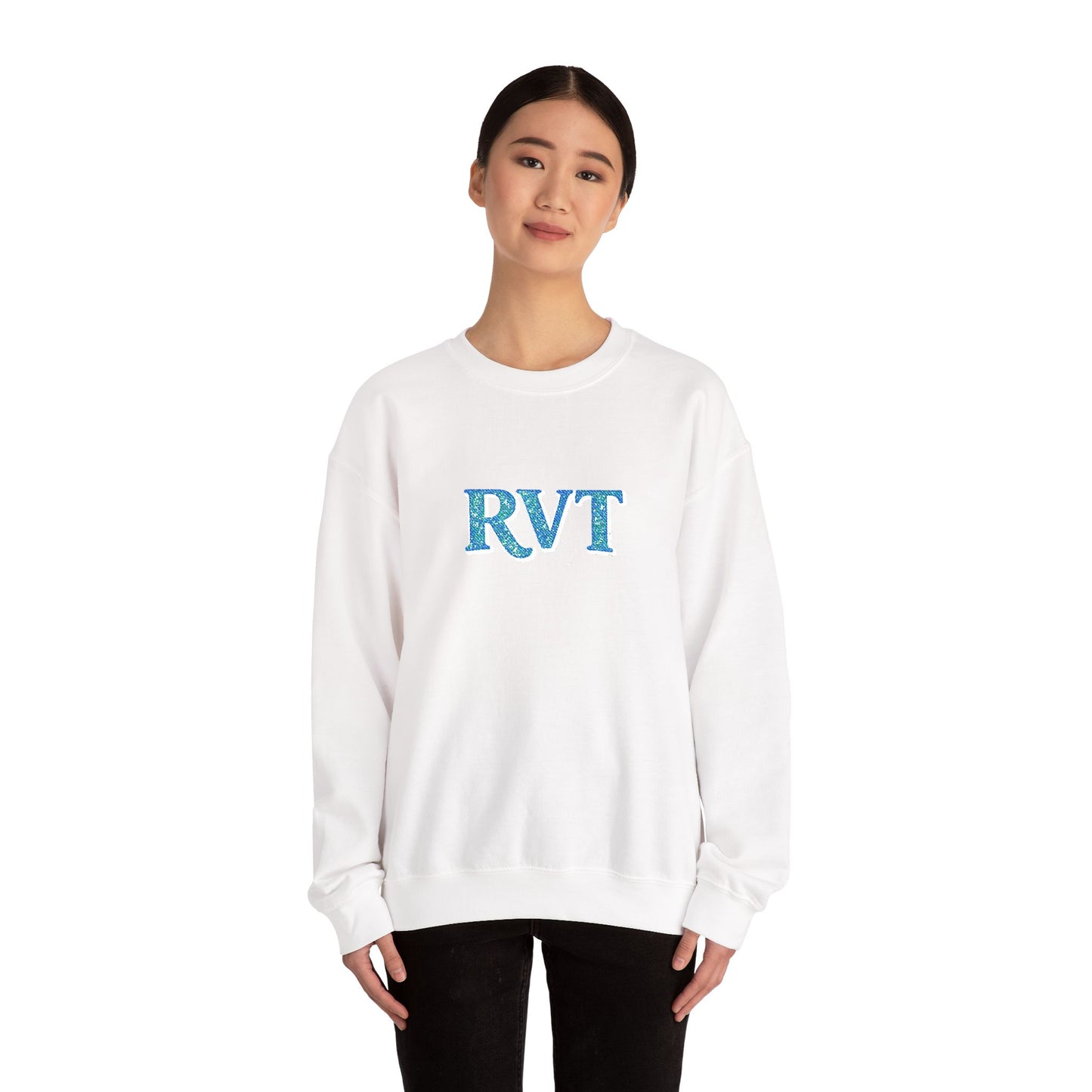 RVT Blue Monogram Graphic Sweatshirt