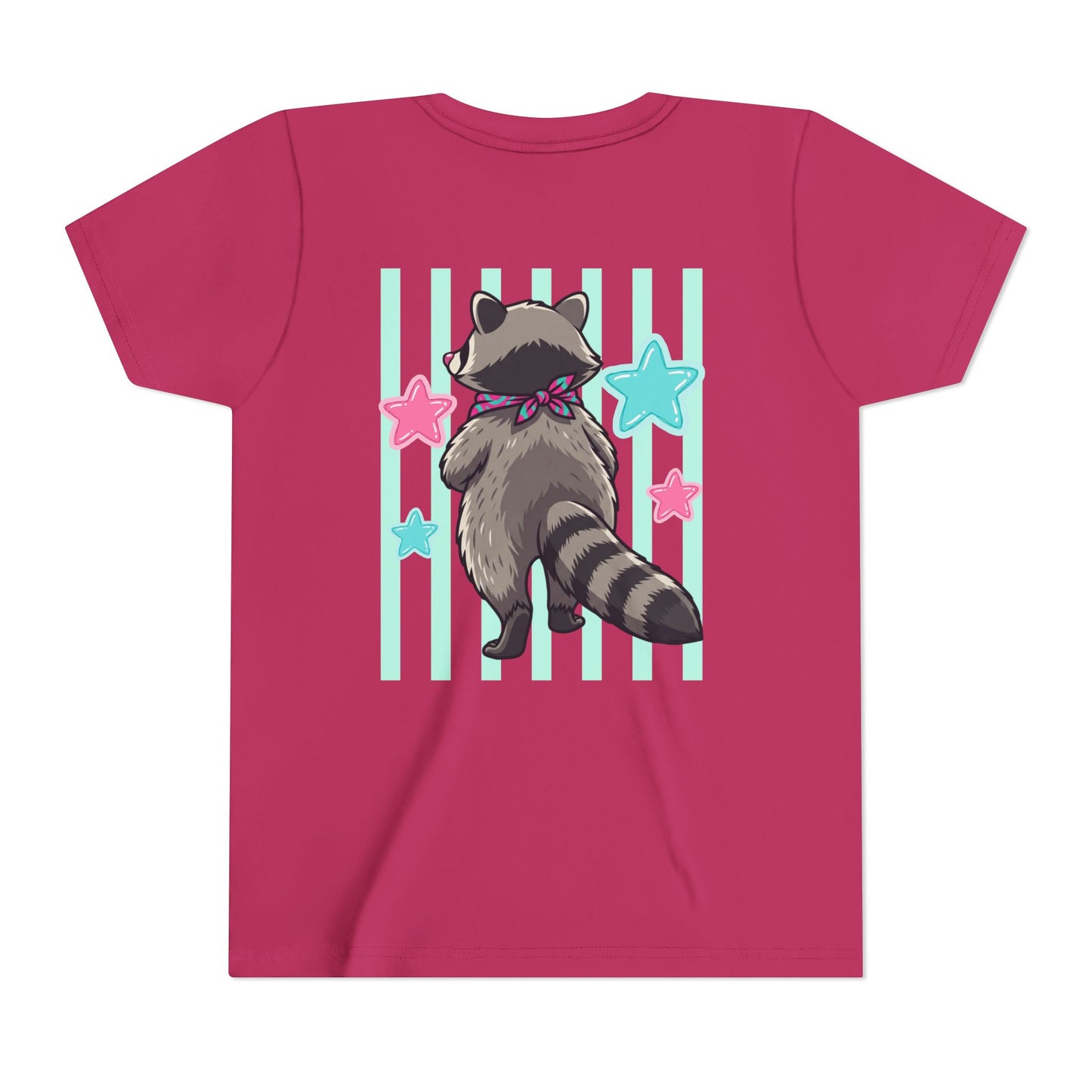 See Ya Soon Raccoon Youth Tee — Cute Cartoon Raccoon Kid Shirt