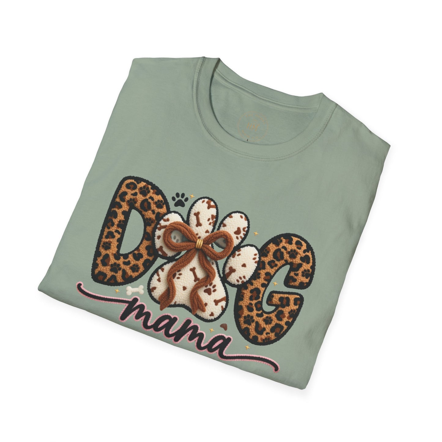 Dog Mama Leopard Paw T-Shirt