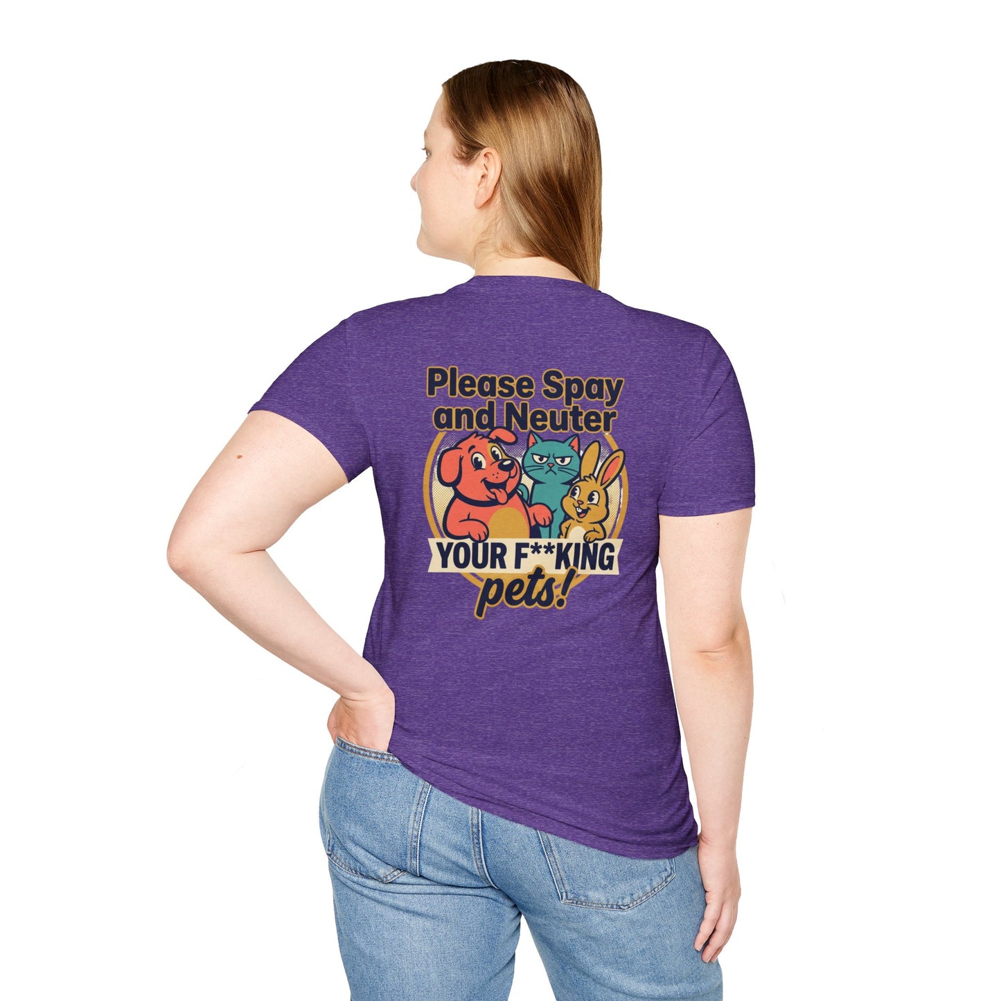 Don't Be Part of the Problem, Spay & Neuter Pets Graphic Tee