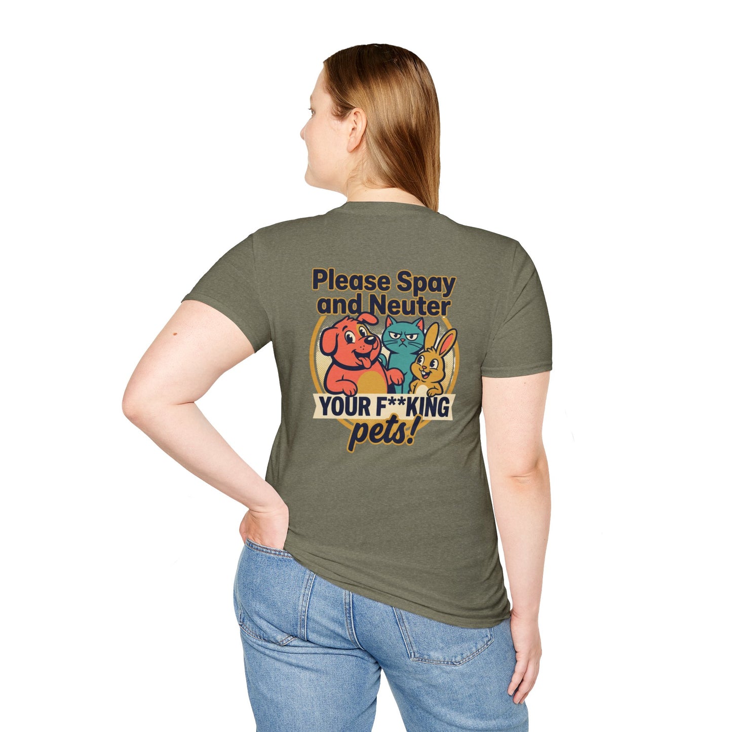 Don't Be Part of the Problem, Spay & Neuter Pets Graphic Tee