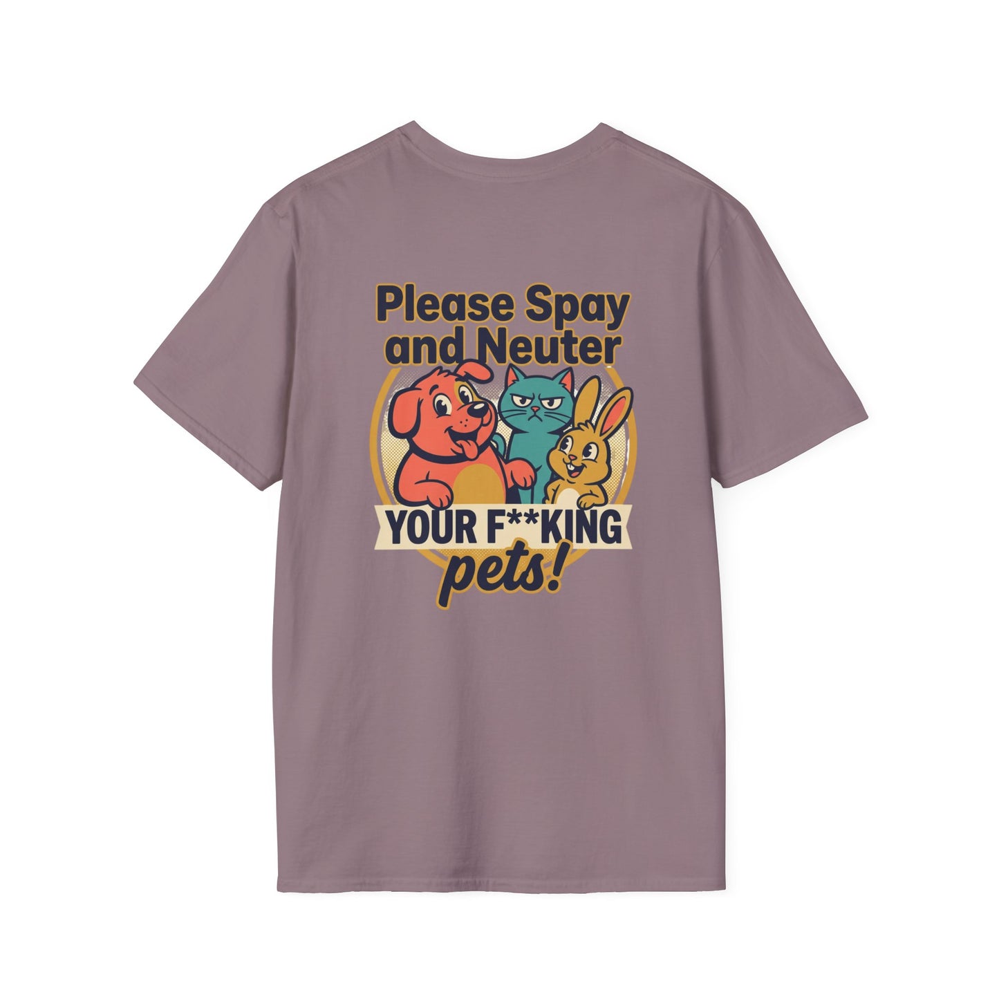 Don't Be Part of the Problem, Spay & Neuter Pets Graphic Tee