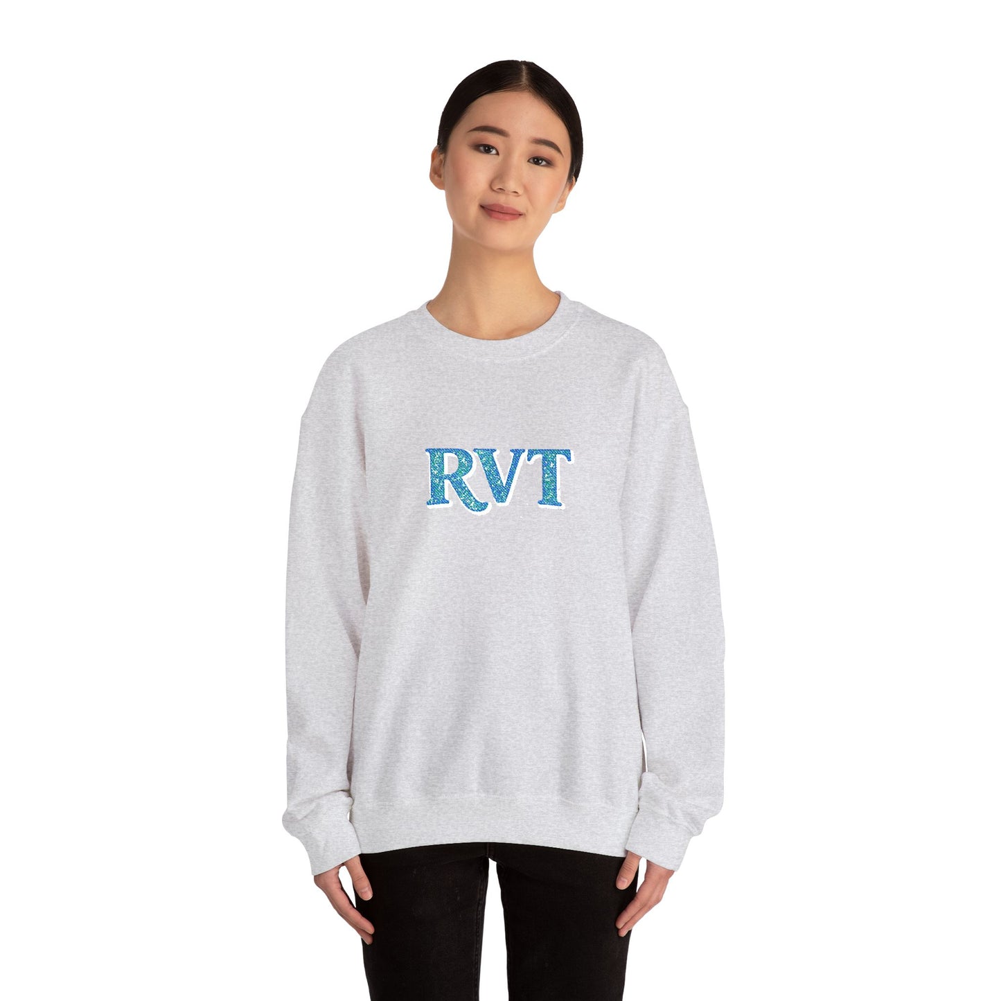 RVT Blue Monogram Graphic Sweatshirt