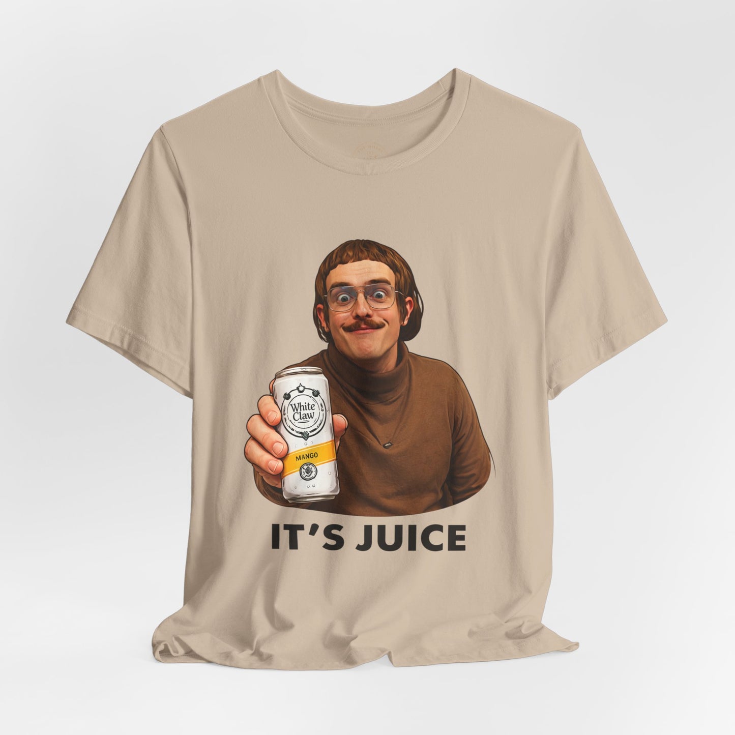It's Juice Tee — Funny Retro Guy Holding Can Graphic T‑Shirt