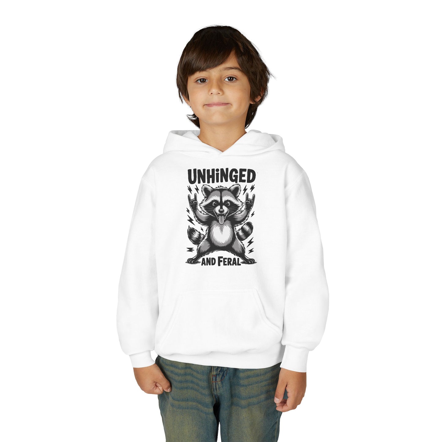 "Unhinged and Feral" Kids Pullover