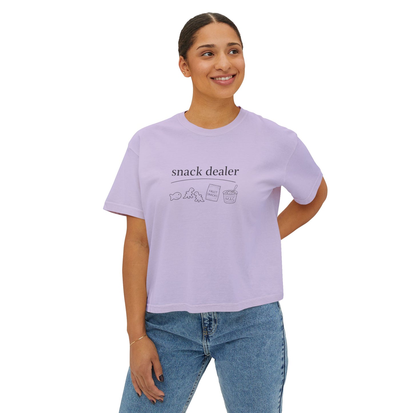 Snack Dealer Womens Boxy Tee