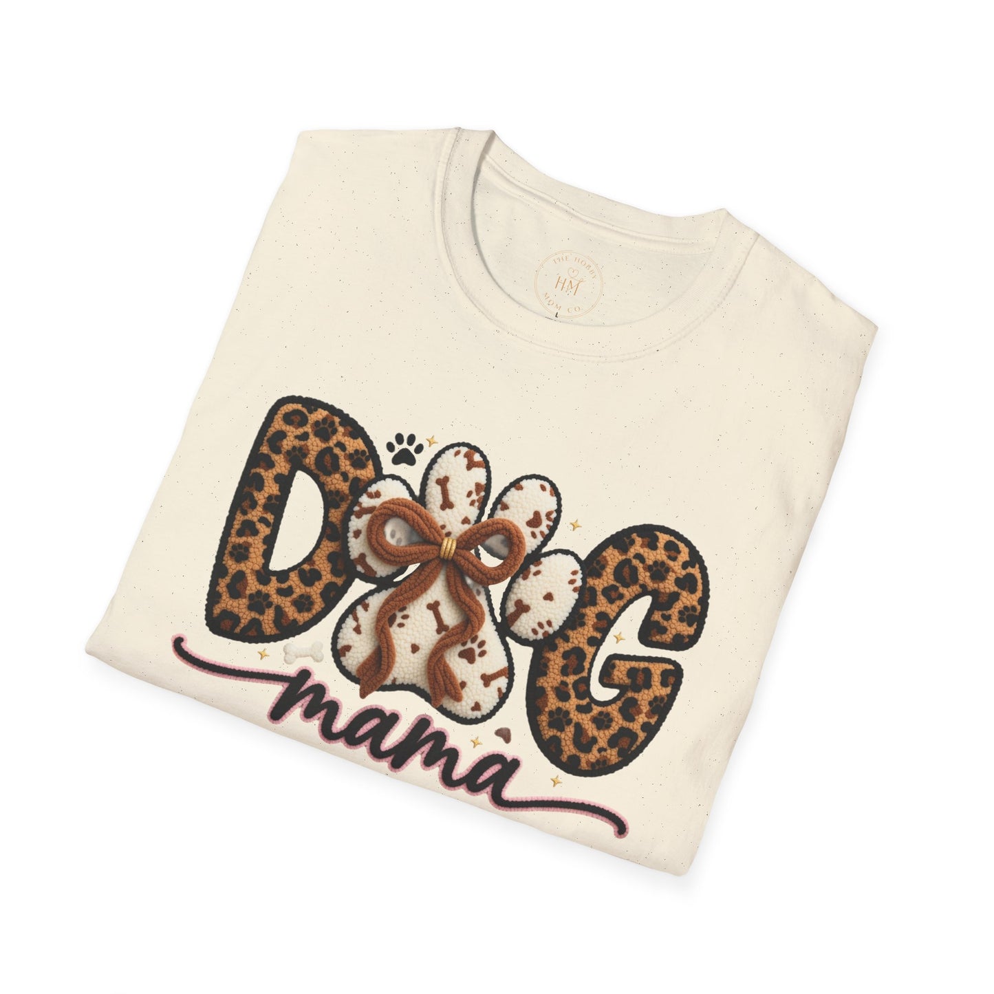 Dog Mama Leopard Paw T-Shirt