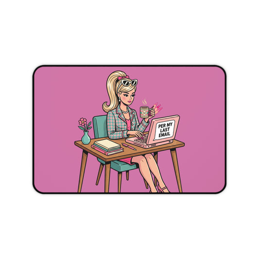 Custom Desk Mat — Personalized Neoprene Workspace Mat