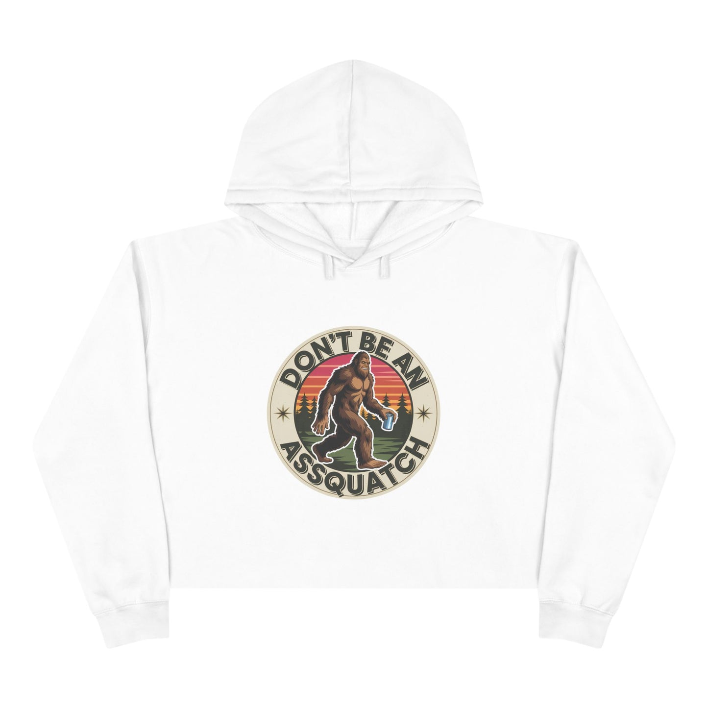 Women's Sasquatch Graphic Crop Hoodie |