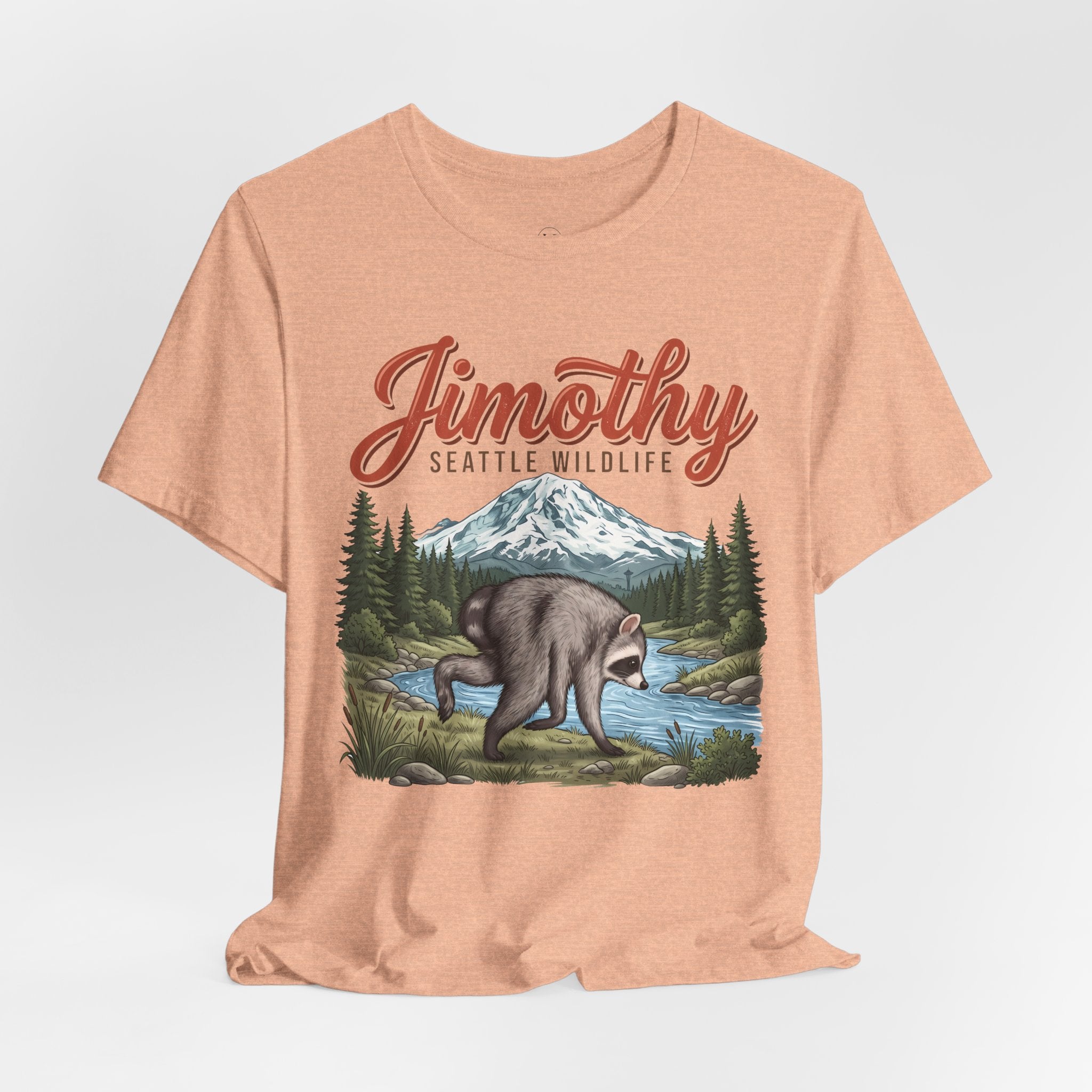 Jimothy Seattle Wildlife Raccoon T-Shirt