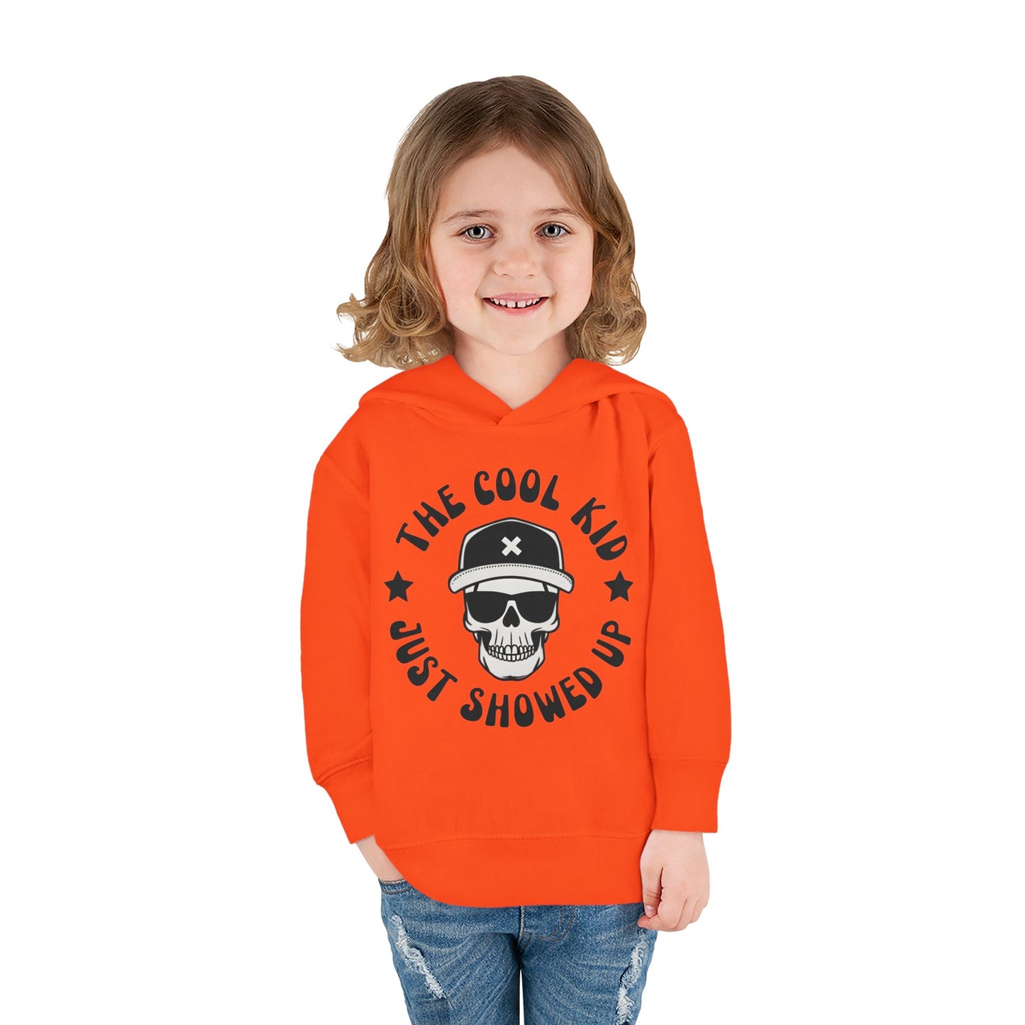 "The Cool Kid Just Showed Up" Toddler Hoodie