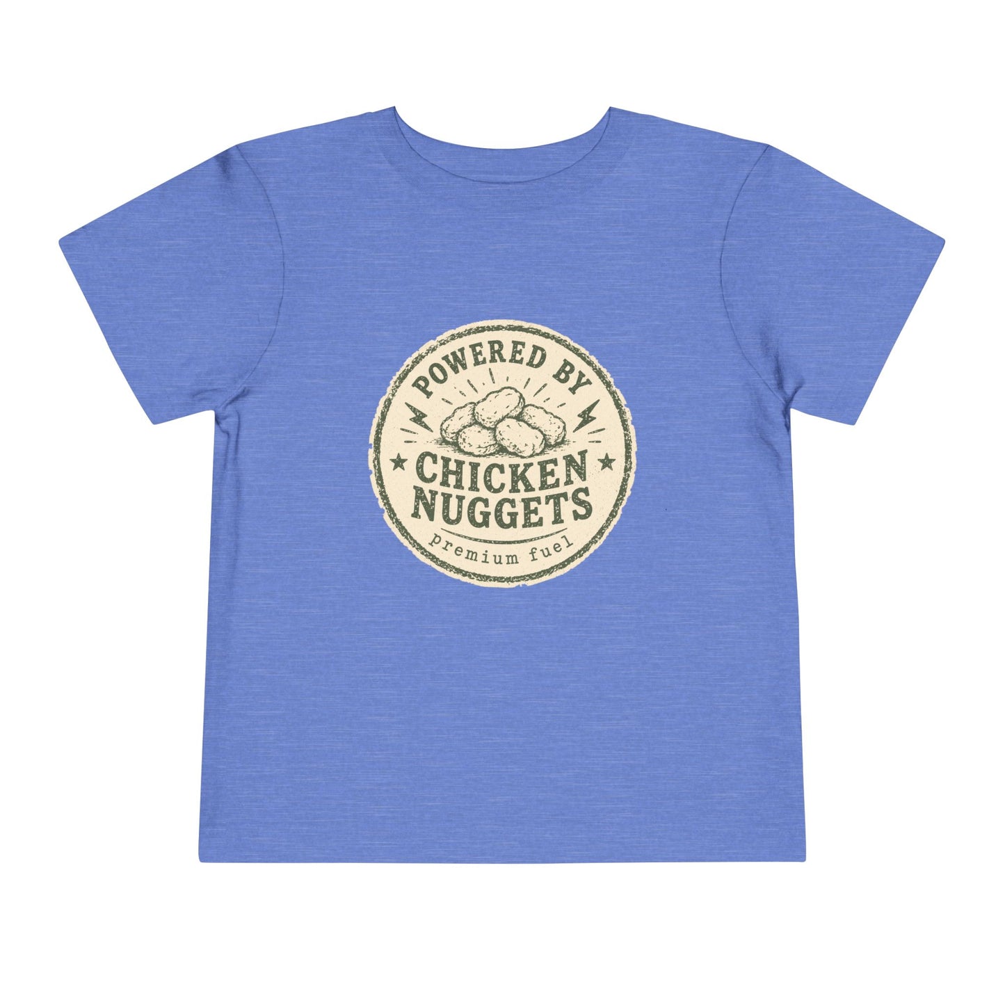 Toddler Tee — Powered by Chicken Nuggets
