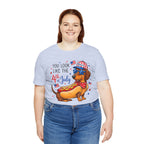 You Look Like the 4th of July' Patriotic Hot Dog graphic Tee