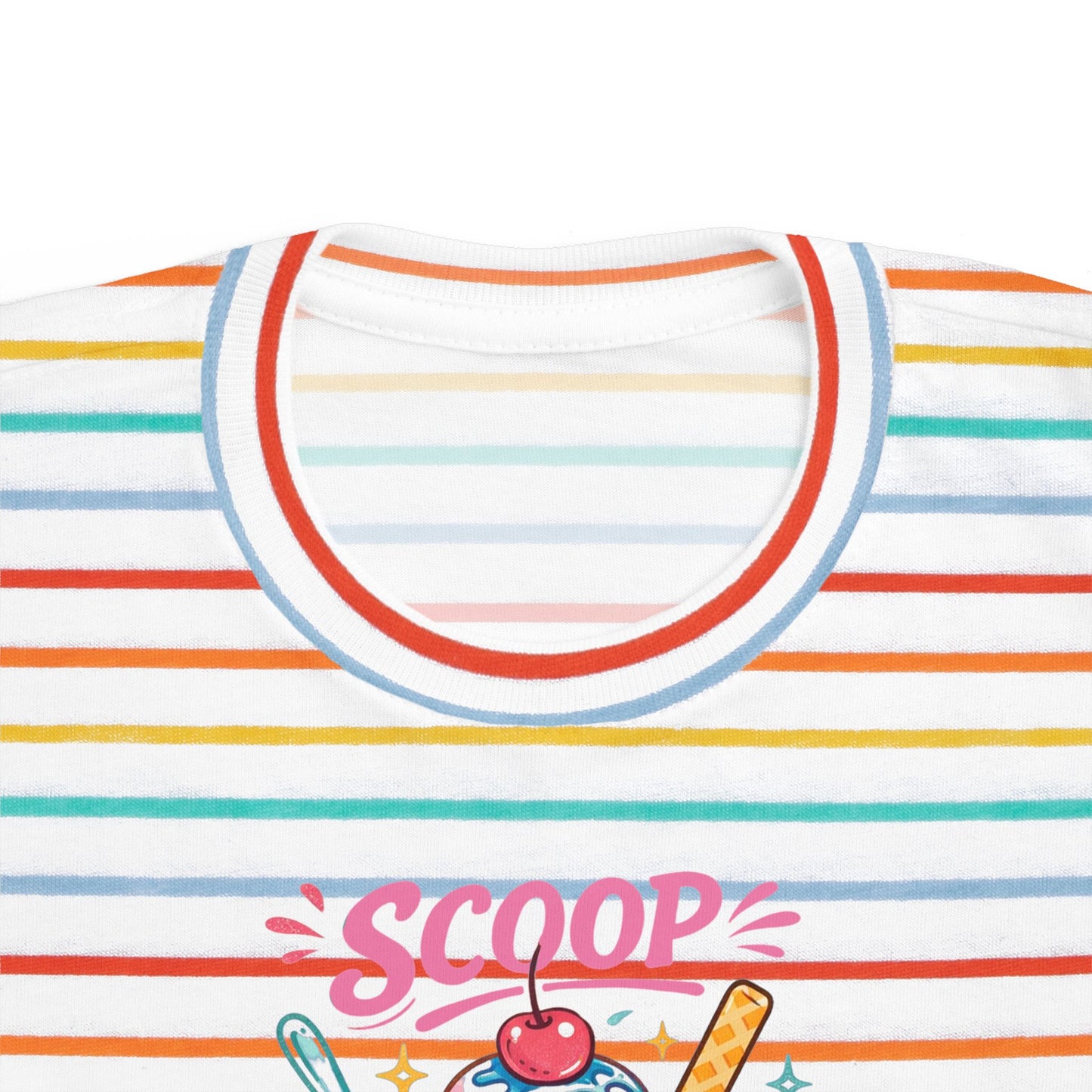 "Scoop There It Is" Ice Cream Toddler Tee