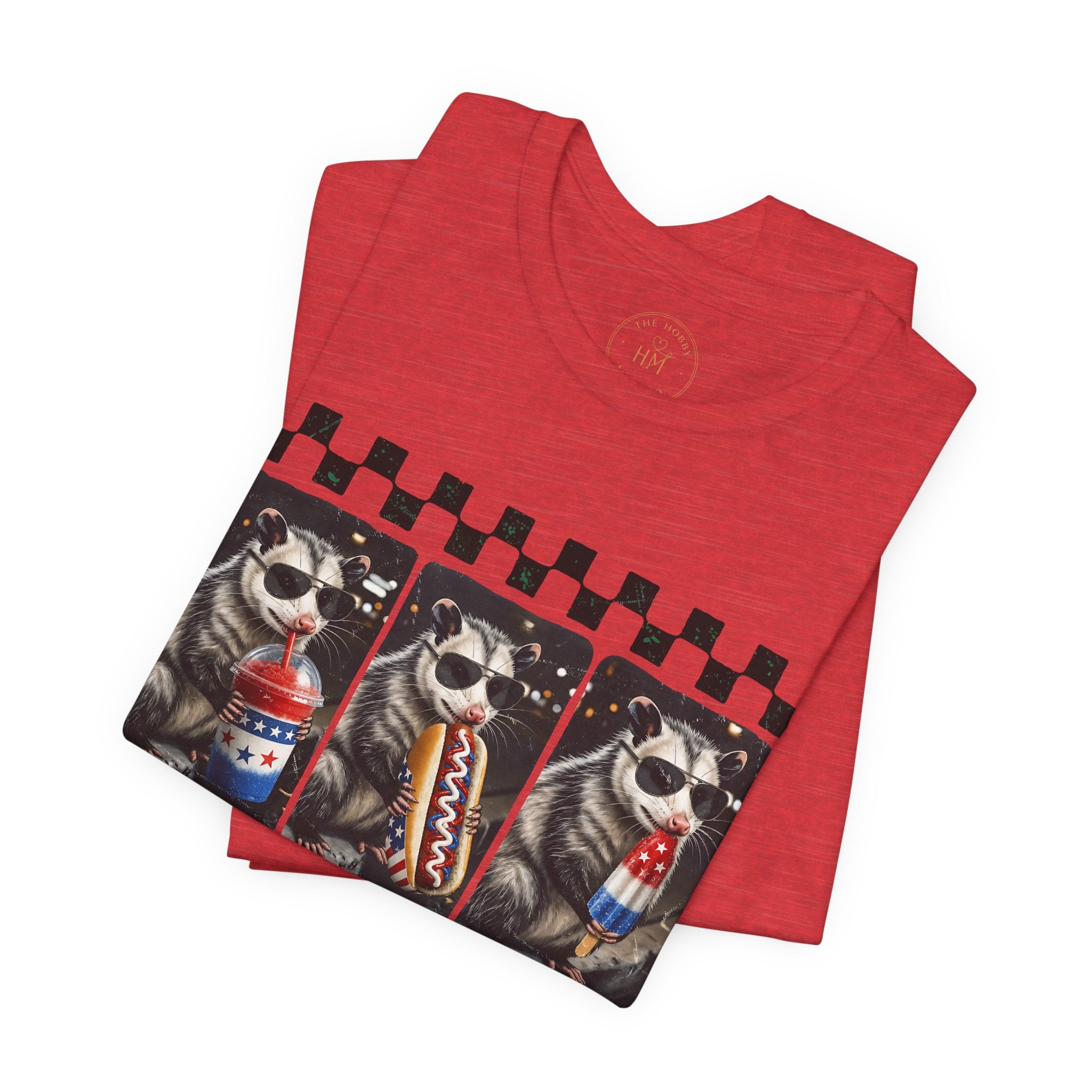 Opossum 4th of July  Graphic T-Shirt