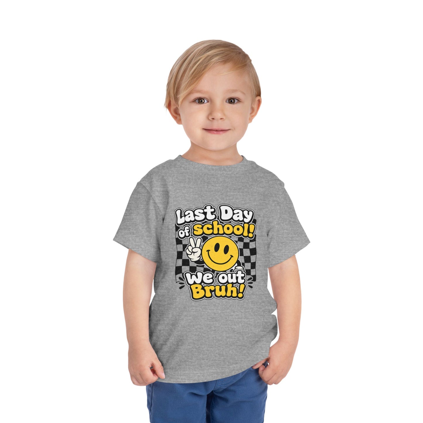 "Last Day of School! We Out Bruh" Toddler Graphic