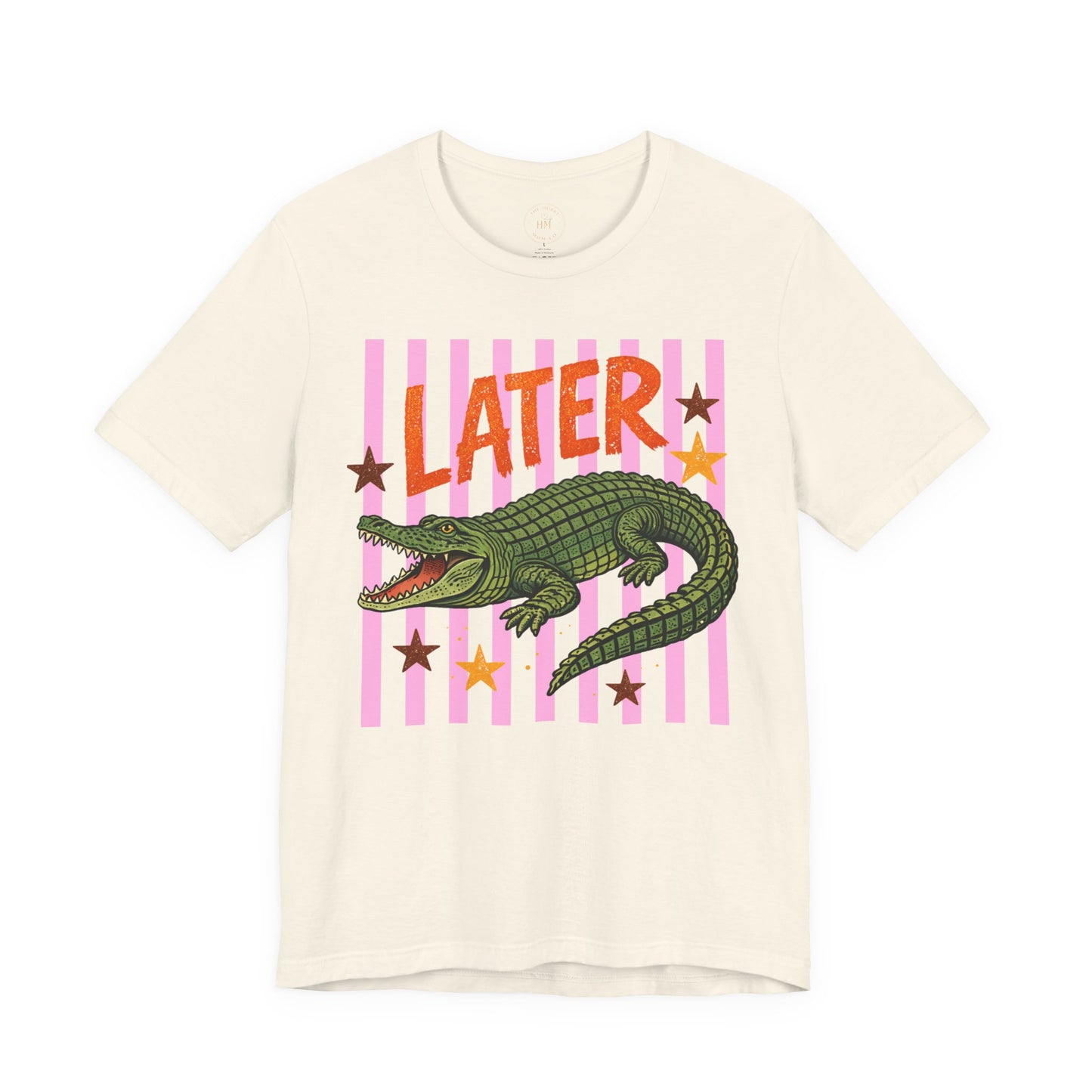 Later Alligator Graphic T-Shirt – Retro Crocodile Graphic Tee