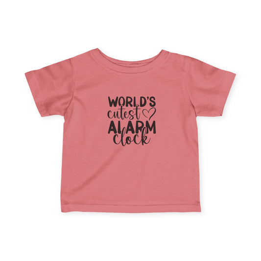 "World's Cutest Alarm Clock" Baby Shirt