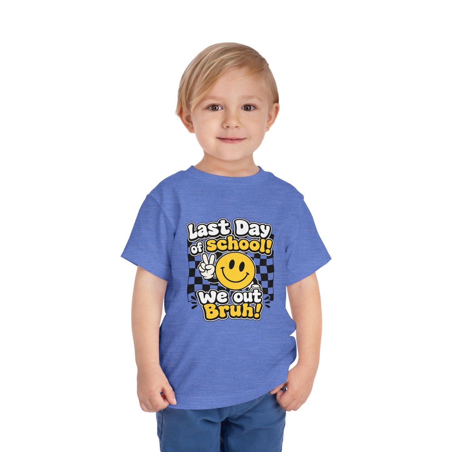 "Last Day of School! We Out Bruh" Toddler Graphic