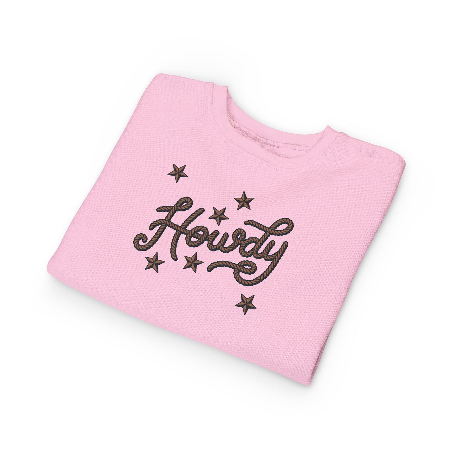 "Howdy" Stars Graphic Pullover for Kids