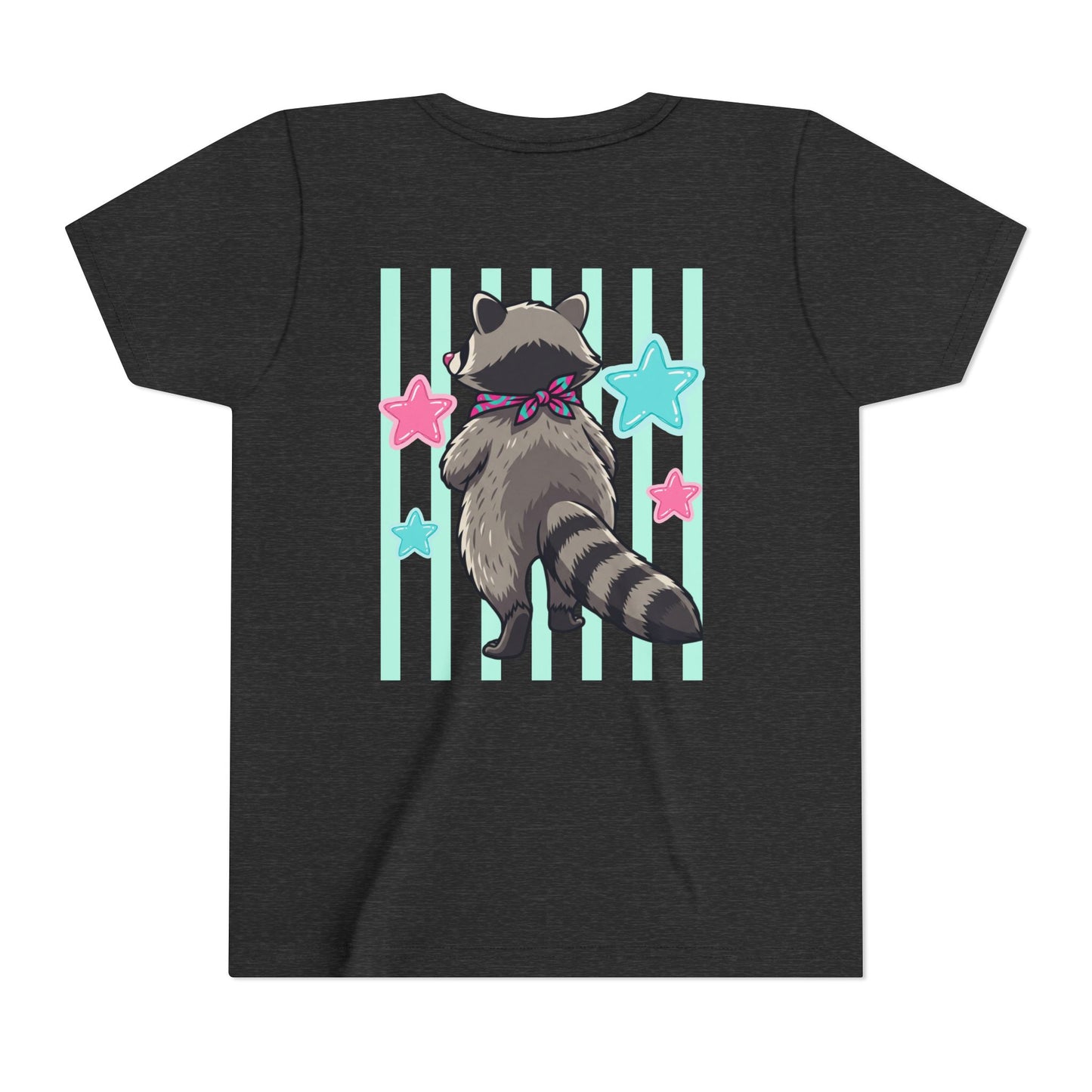 See Ya Soon Raccoon Youth Tee — Cute Cartoon Raccoon Kid Shirt