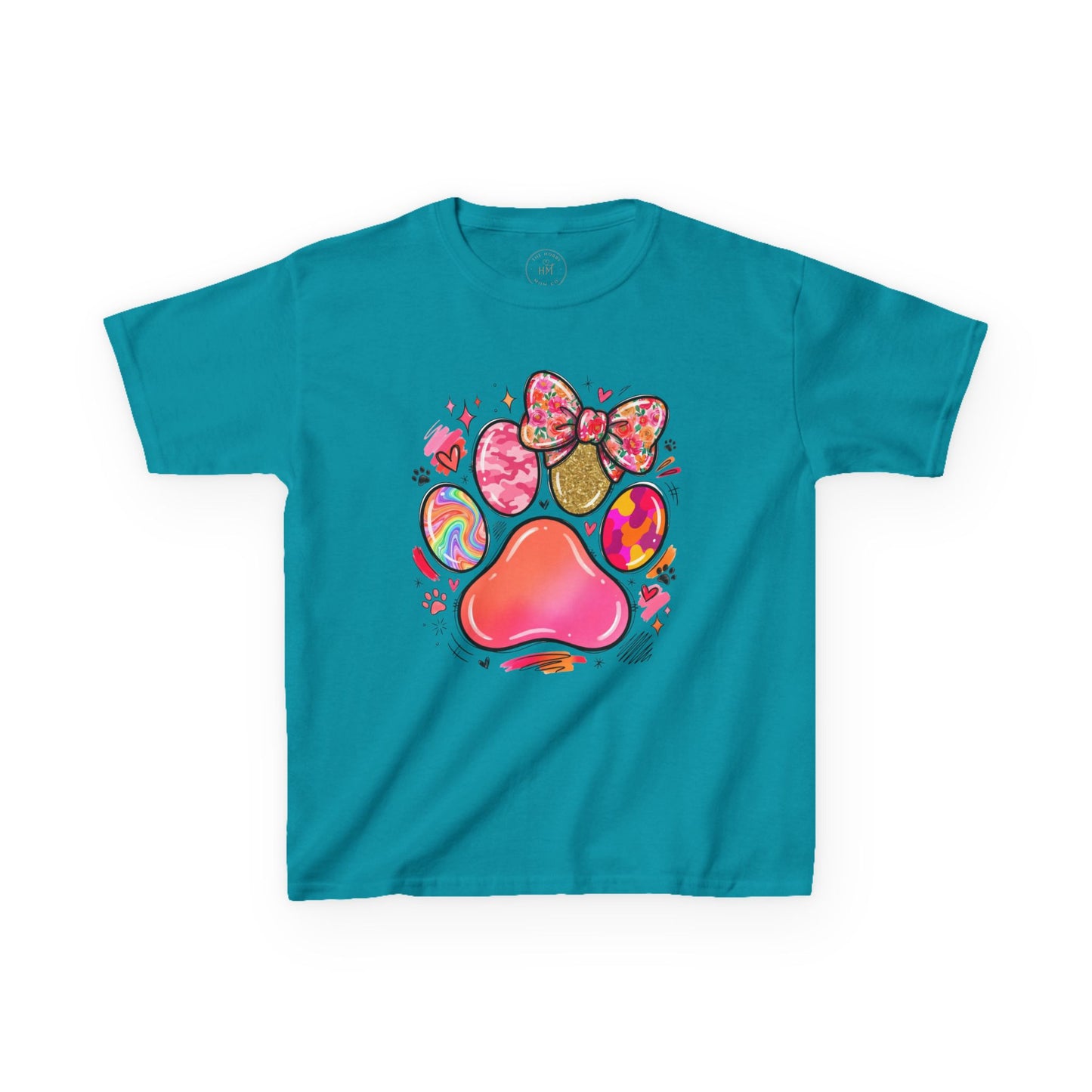 Kids Paw Print Tee
