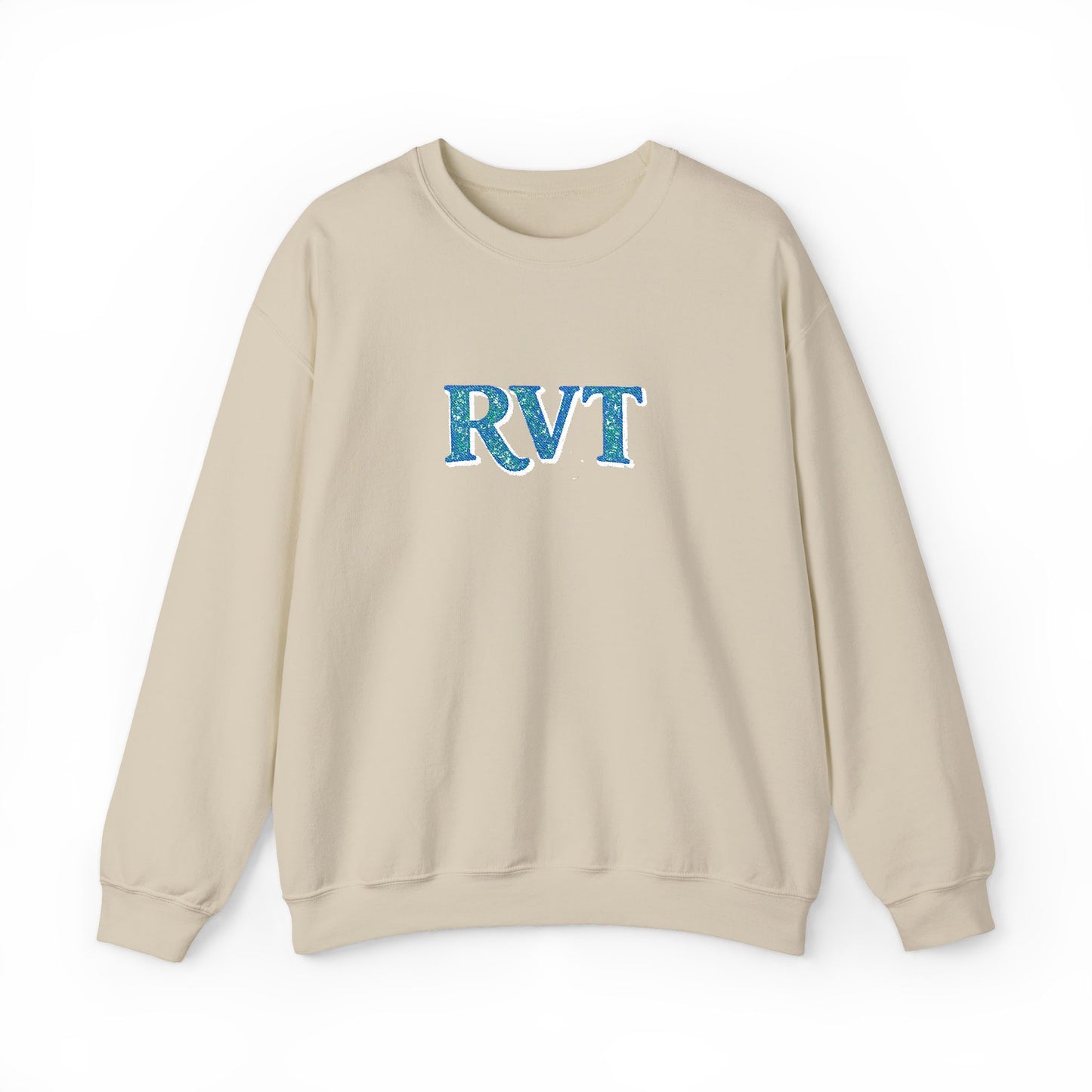 RVT Blue Monogram Graphic Sweatshirt