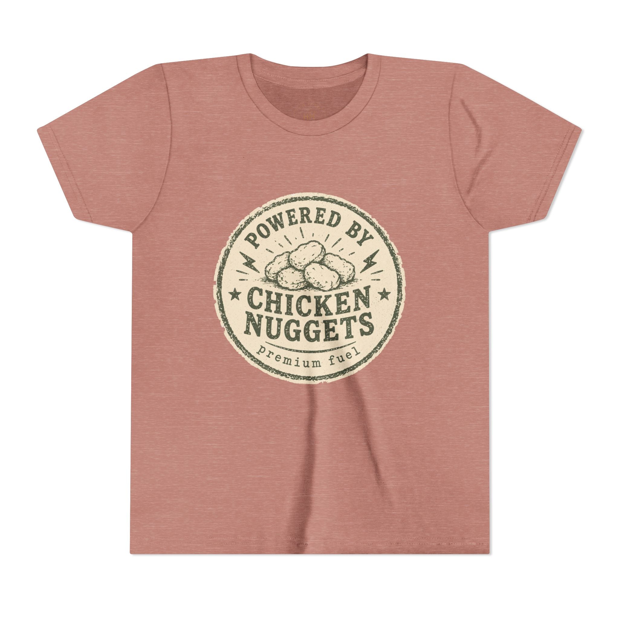 Powered by Chicken Nuggets Youth Graphic T-Shirt