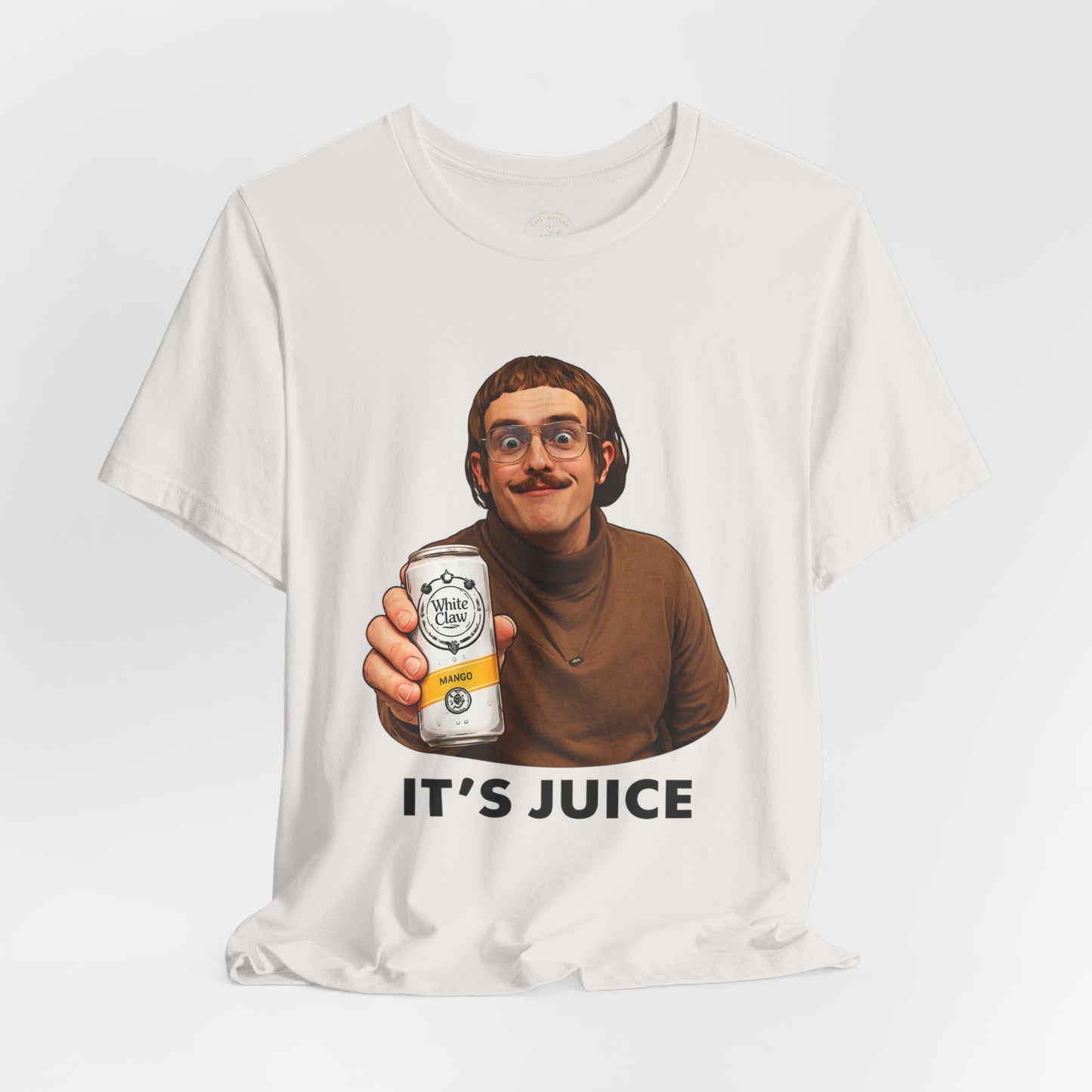 It's Juice Tee — Funny Retro Guy Holding Can Graphic T‑Shirt