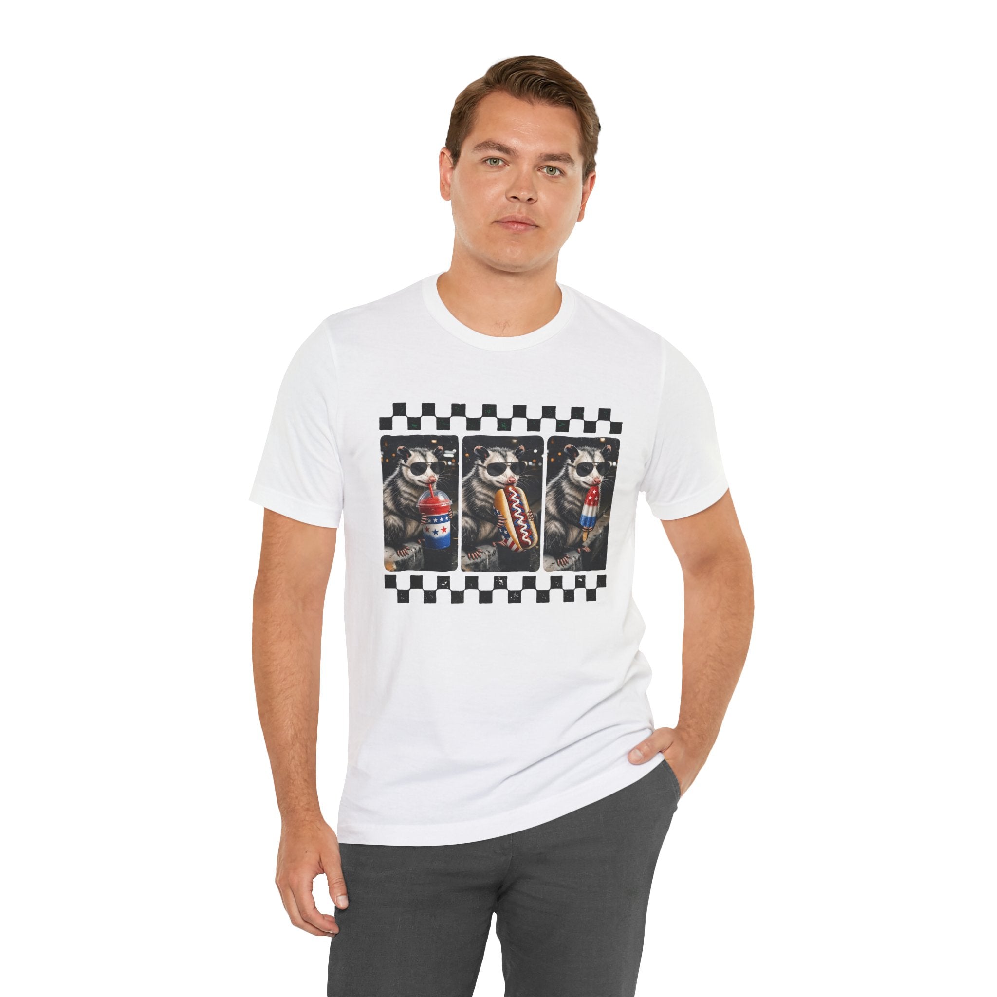 Opossum 4th of July  Graphic T-Shirt
