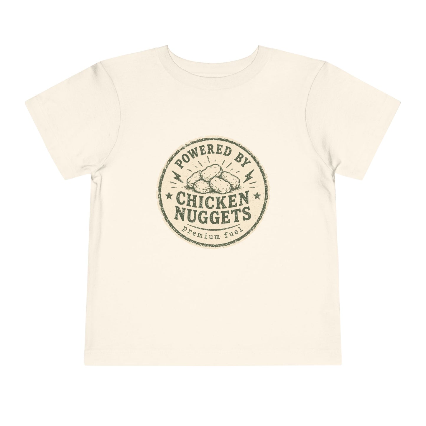 Toddler Tee — Powered by Chicken Nuggets