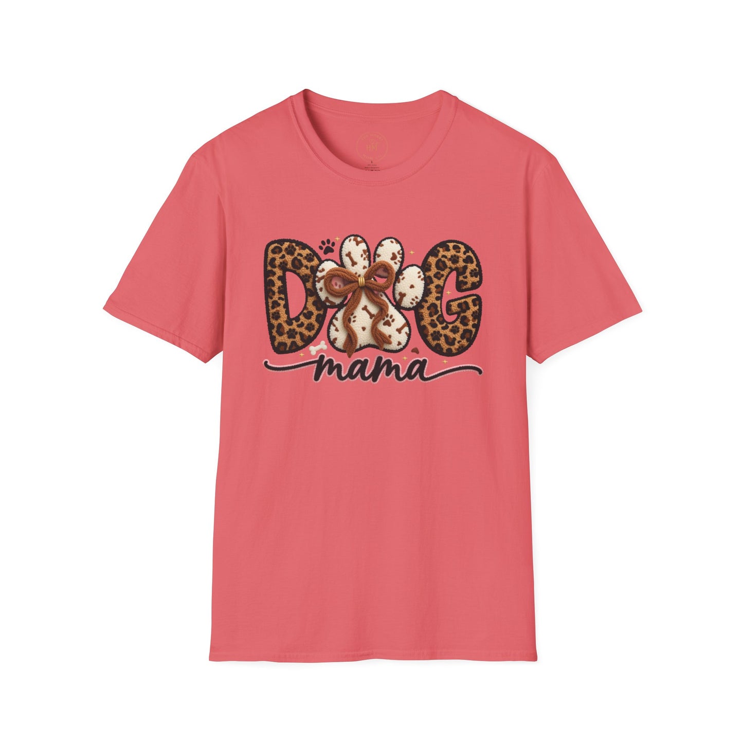 Dog Mama Leopard Paw T-Shirt