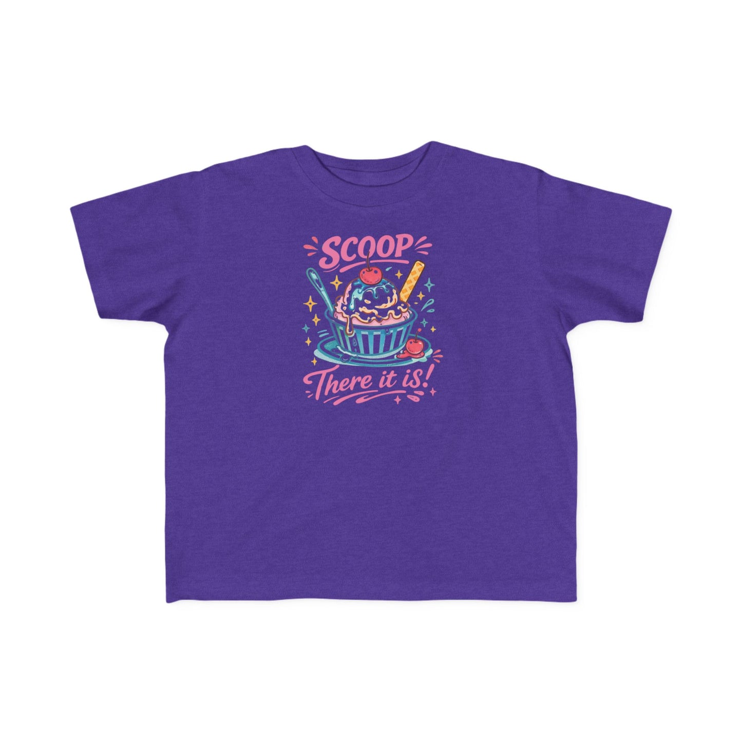 "Scoop There It Is" Ice Cream Toddler Tee