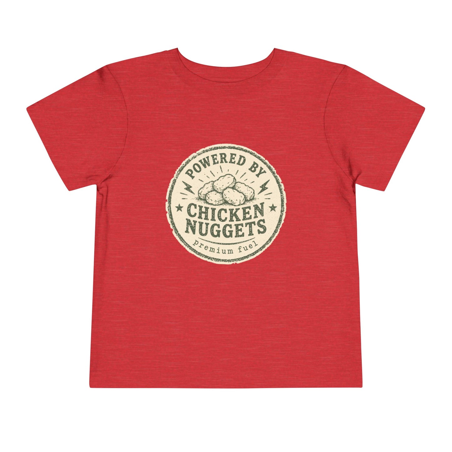 Toddler Tee — Powered by Chicken Nuggets