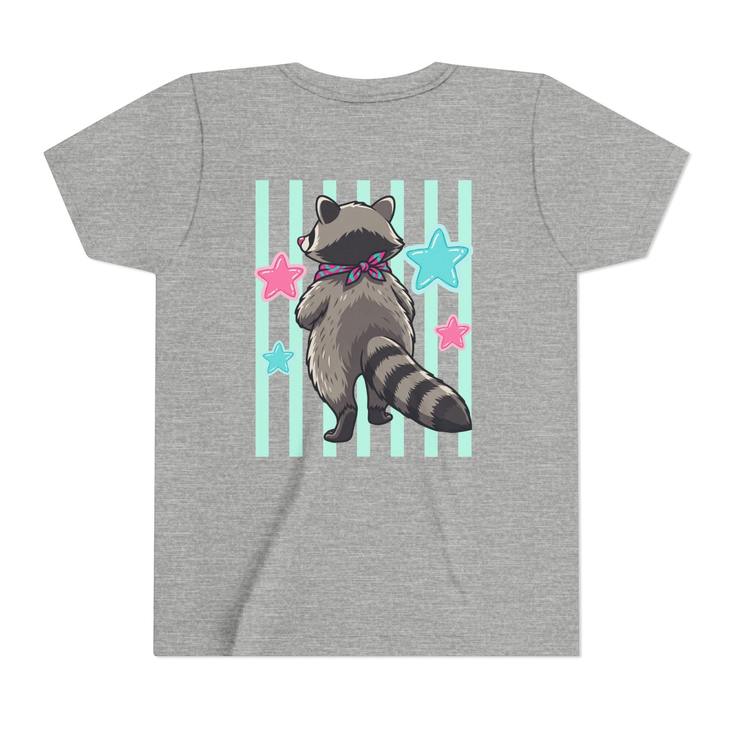 See Ya Soon Raccoon Youth Tee — Cute Cartoon Raccoon Kid Shirt