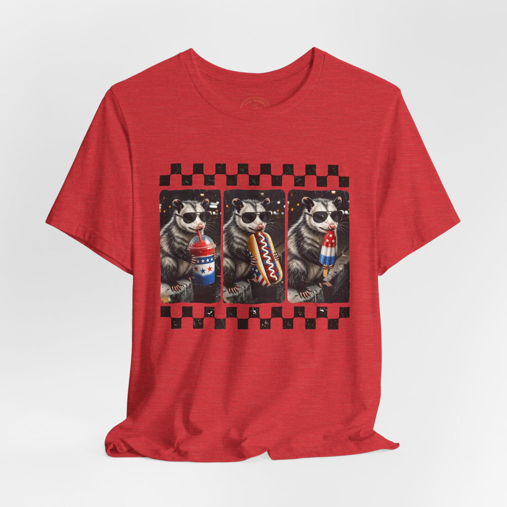 Opossum 4th of July  Graphic T-Shirt
