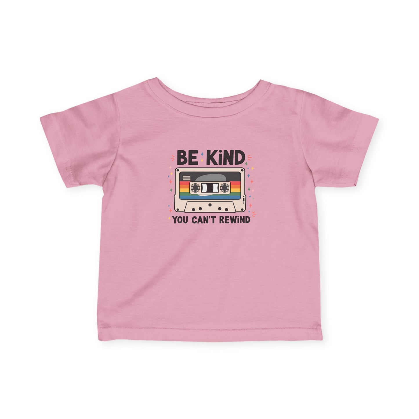Baby Retro Cassette Tee | "Be Kind, You Can't Rewind" Infant Shirt