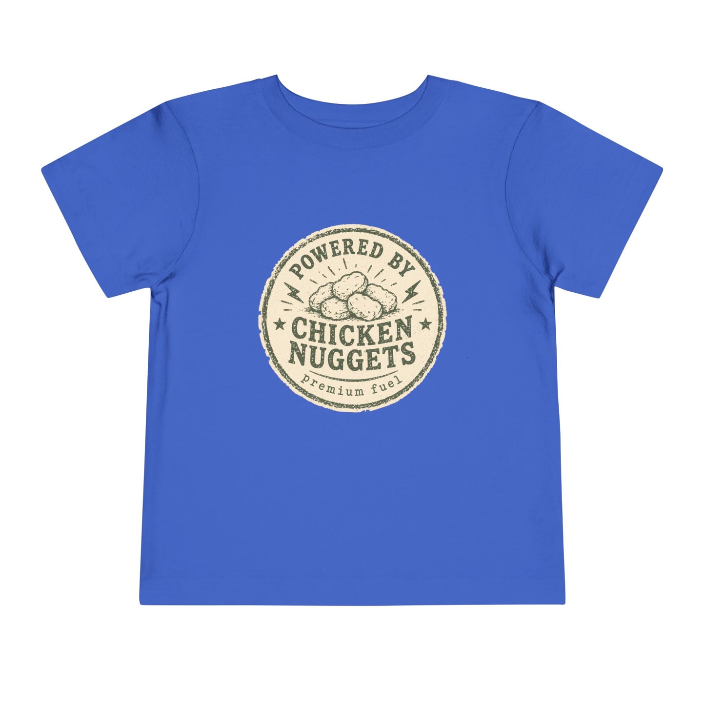Toddler Tee — Powered by Chicken Nuggets