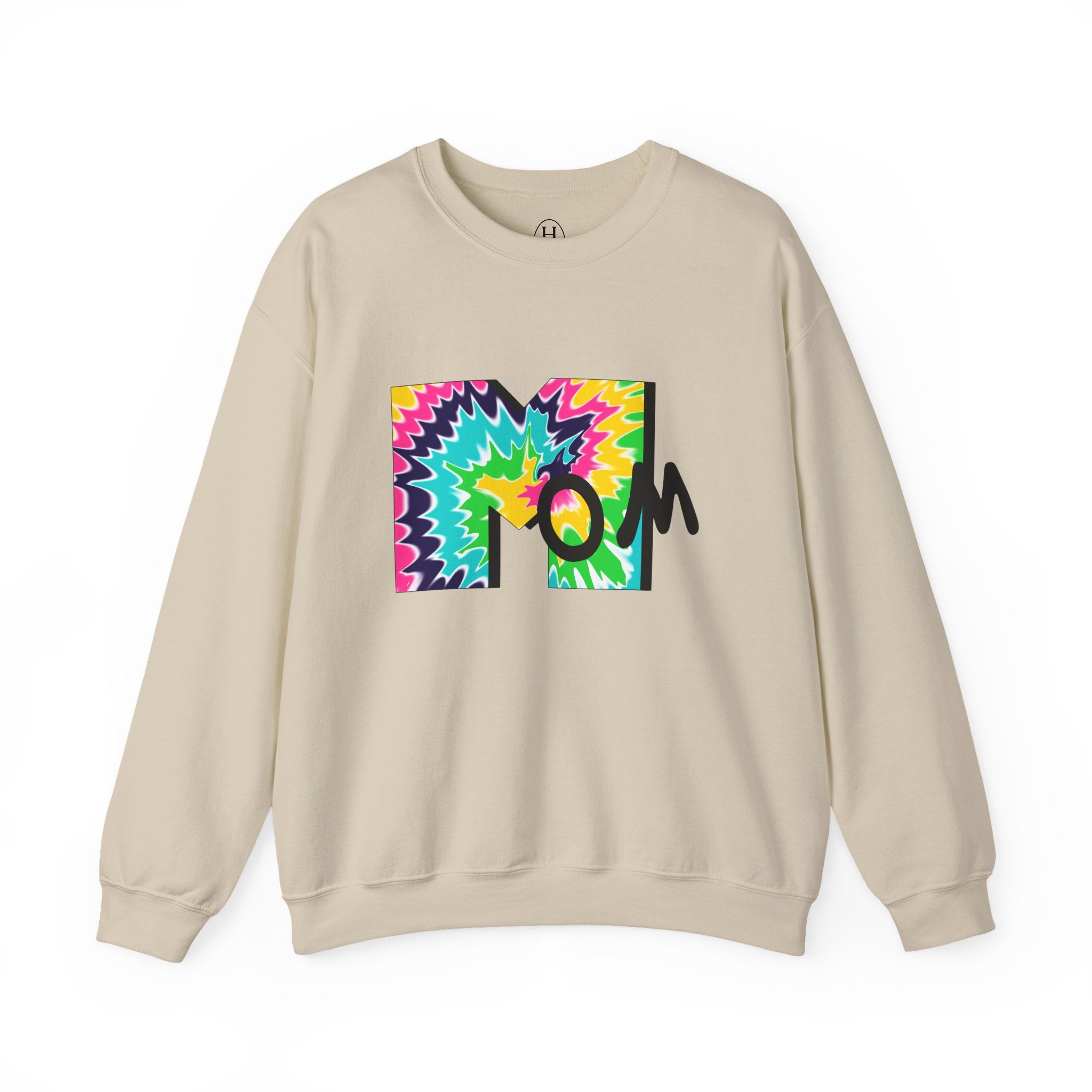 Tie-Dye Mom Crewneck Sweatshirt